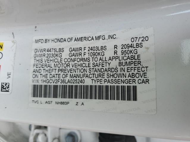 2020 HONDA ACCORD SPO - 1HGCV2F36LA025240