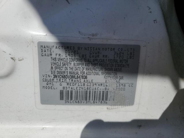 2021 NISSAN VERSA S - 3N1CN8DV3ML847836