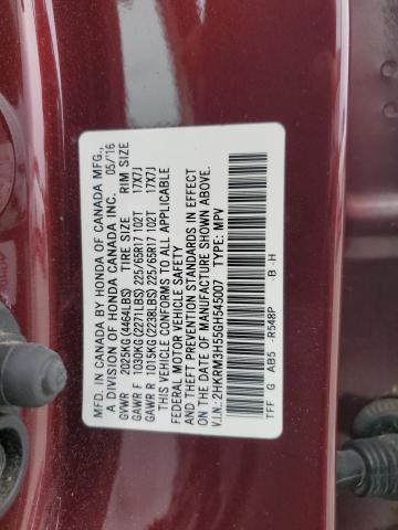 2016 HONDA CR-V EX - 2HKRM3H55GH545007