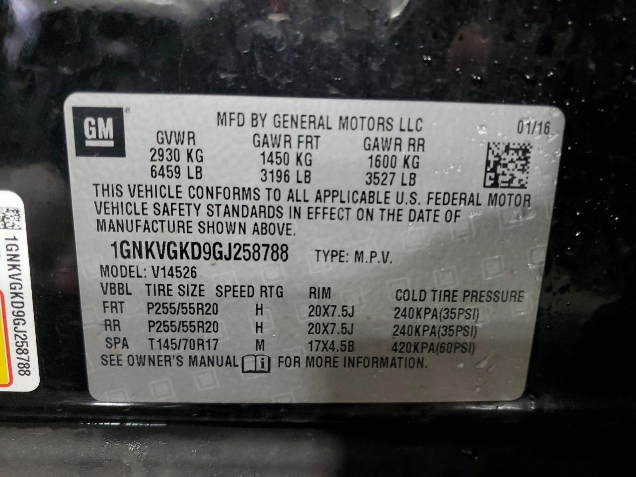 CHEVROLET TRAVERSE LT