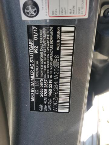 2017 MERCEDES-BENZ E 400 4MAT - WDDZH6GB4HA202488