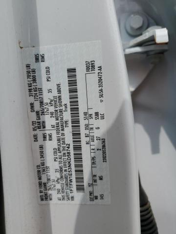 1FTFW1E53NKD58742 Ford F-150 Supercrew 2022