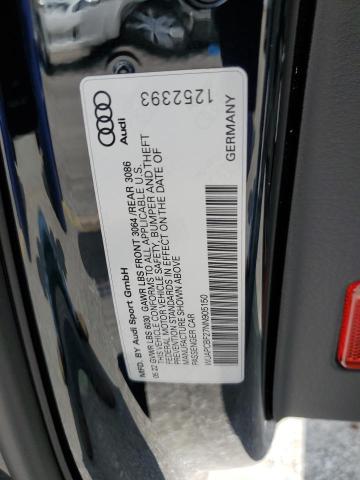 2022 AUDI RS7 - WUAPCBF27NN905150
