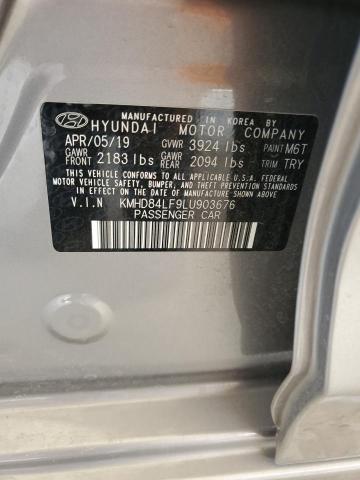 2020 HYUNDAI ELANTRA SE - KMHD84LF9LU903676