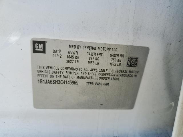 2012 CHEVROLET SONIC LS - 1G1JA6SH3C4146969