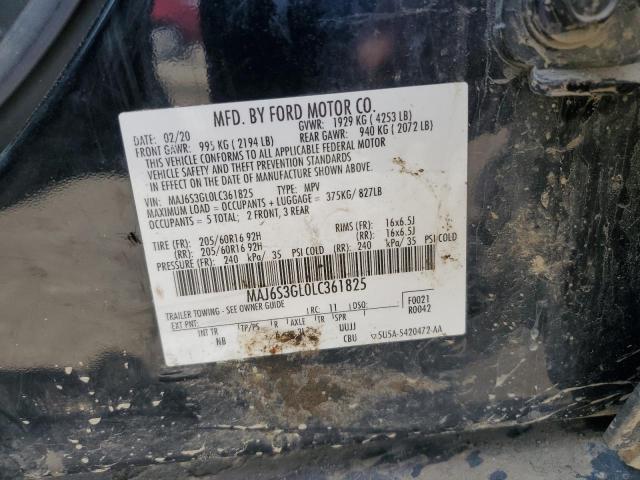 2020 FORD ECOSPORT S MAJ6S3GL0LC361825