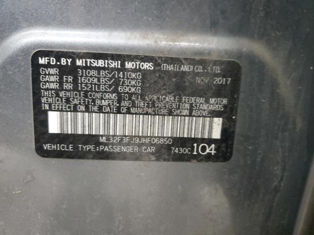 2018 MITSUBISHI MIRAGE G4 - ML32F3FJ9JHF06850