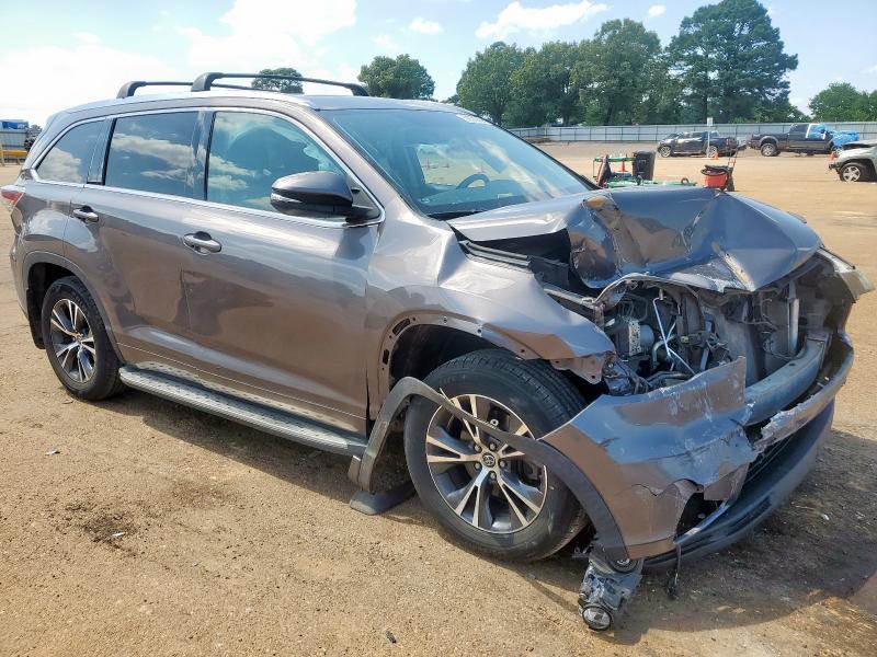 Vin: 5tdkkrfh5gs125944, lot: 58374945, toyota highlander xle 20164