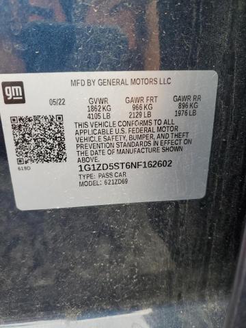 2022 CHEVROLET MALIBU LT - 1G1ZD5ST6NF162602