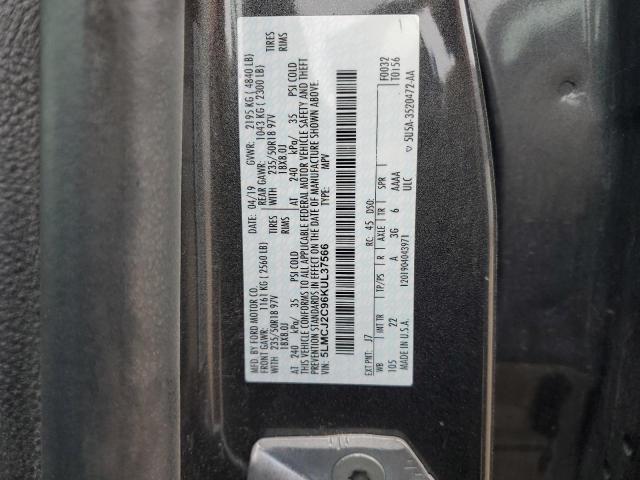 2019 LINCOLN MKC SELECT 5LMCJ2C96KUL37566