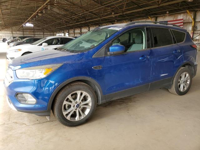 FORD ESCAPE SE 2018 blue  gas 1FMCU0GD6JUD39104 photo #1