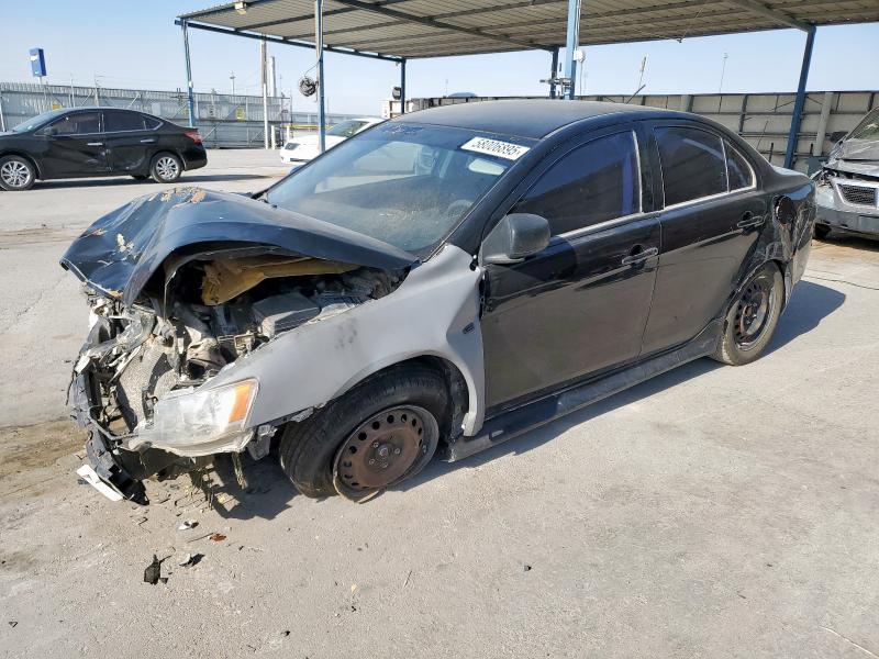 MITSUBISHI LANCER ES 2015 black sedan 4d gas JA32U2FU8FU006101 photo #1