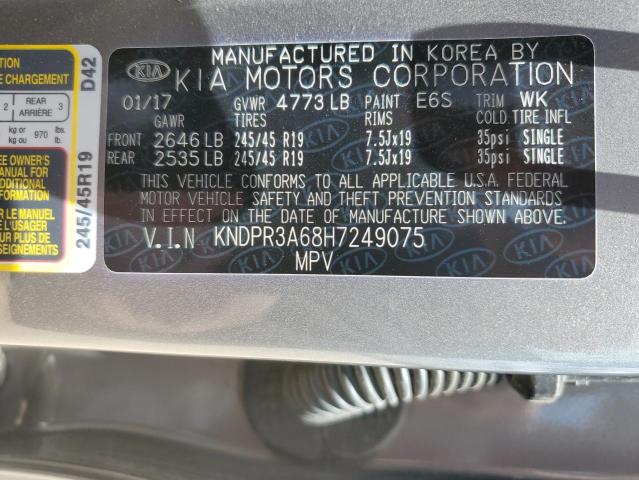 2017 KIA SPORTAGE S - KNDPR3A68H7249075