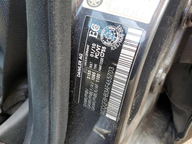 2010 MERCEDES-BENZ C 350 4MAT - WDDGF8HB3AF465703