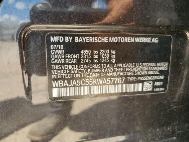 2019 BMW 530 I - WBAJA5C55KWA57767