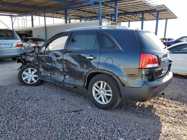 KIA SORENTO LX 2013 blue  gas 5XYKT3A68DG328559 photo #3