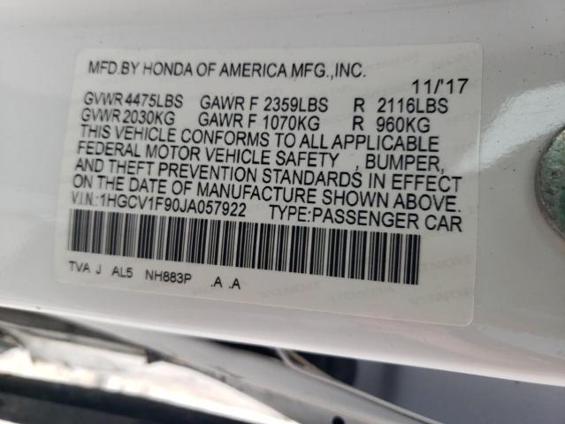 2018 HONDA ACCORD TOU - 1HGCV1F90JA057922
