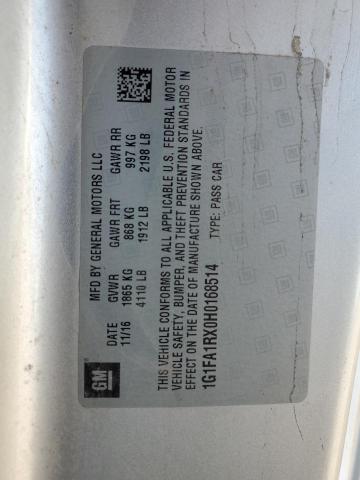 2017 CHEVROLET CAMARO LS #3302962599