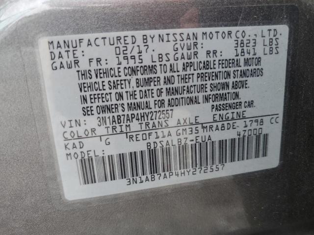 2017 NISSAN SENTRA S - 3N1AB7AP4HY272557