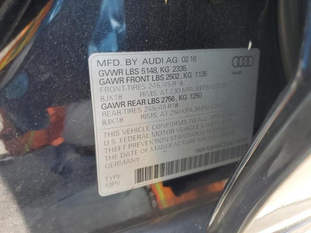 2016 AUDI A4 ALLROAD WA1UFAFL2GA016058