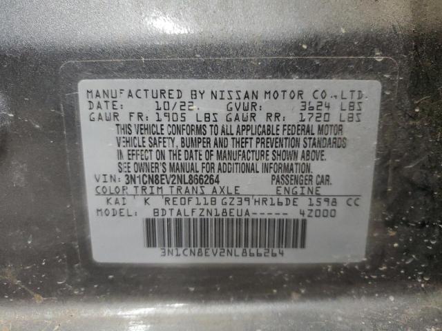 2022 NISSAN VERSA SV - 3N1CN8EV2NL866264