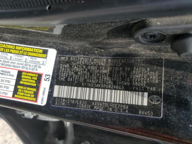 2023 TOYOTA CAMRY XSE 4T1K61AK9PU824669