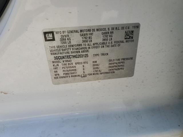 2017 CHEVROLET SILVERADO - 3GCUKTEC7HG263125