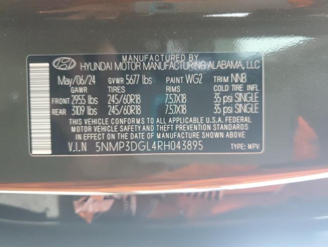 2024 HYUNDAI SANTA FE X 5NMP3DGL4RH043895