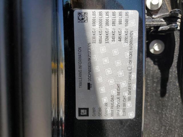 2019 CHEVROLET SILVERADO - 1GCPWDED7KZ123065