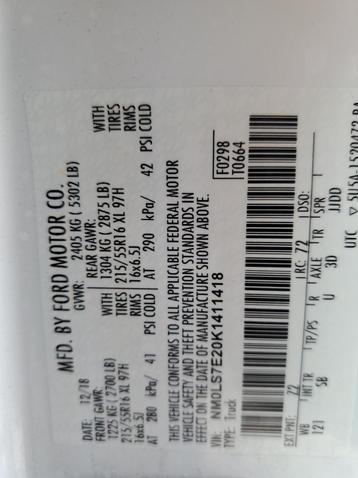 FORD TRANSIT CONNECT XL