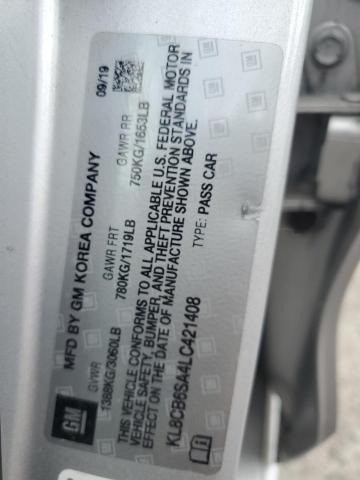 2020 CHEVROLET SPARK LS - KL8CB6SA4LC421408