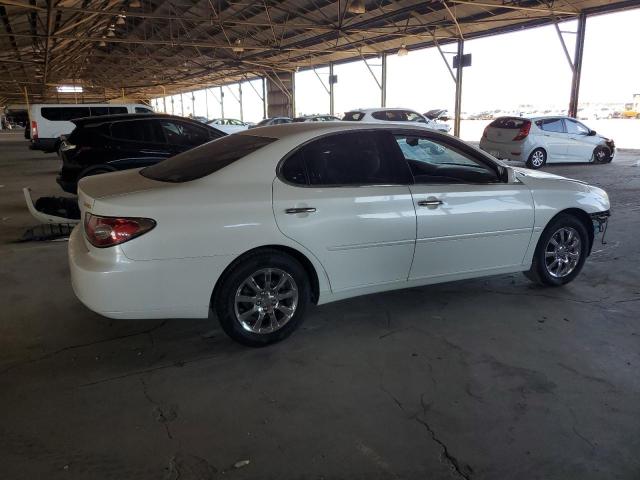 LEXUS ES330 2004 white  gas JTHBA30G745044962 photo #4