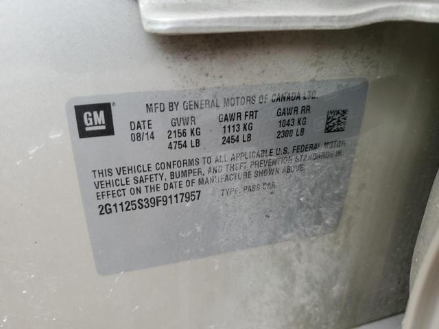 2015 CHEVROLET IMPALA LT - 2G1125S39F9117957