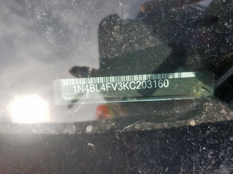 2019 NISSAN ALTIMA PLA 1N4BL4FV3KC203160