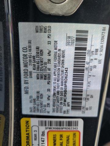 2023 FORD BRONCO SPO - 3FMCR9B69PRD62343