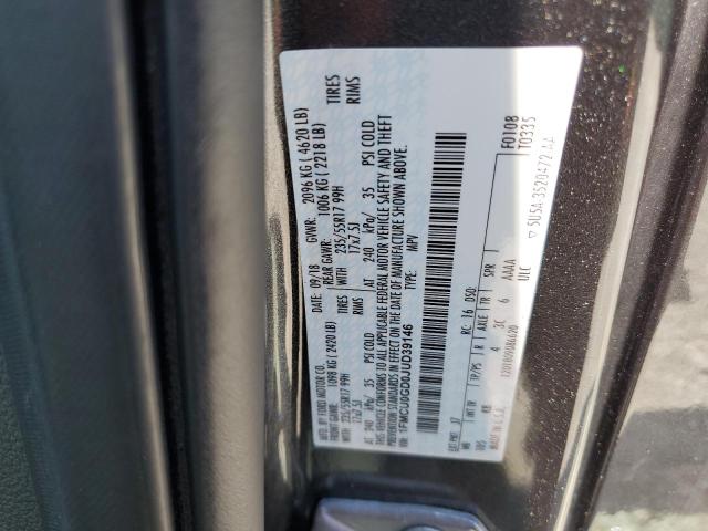 2018 FORD ESCAPE SE - 1FMCU0GD0JUD39146