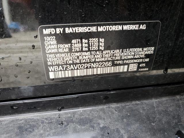 2023 BMW 430XI GRAN WBA73AV02PFN92266