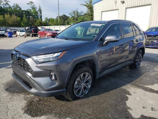 TOYOTA RAV4 XLE P 2022 charcoal  hybrid engine JTMB6RFV7ND074451 photo #1
