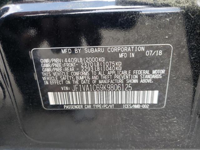 2019 SUBARU WRX PREMIU JF1VA1C69K9806125
