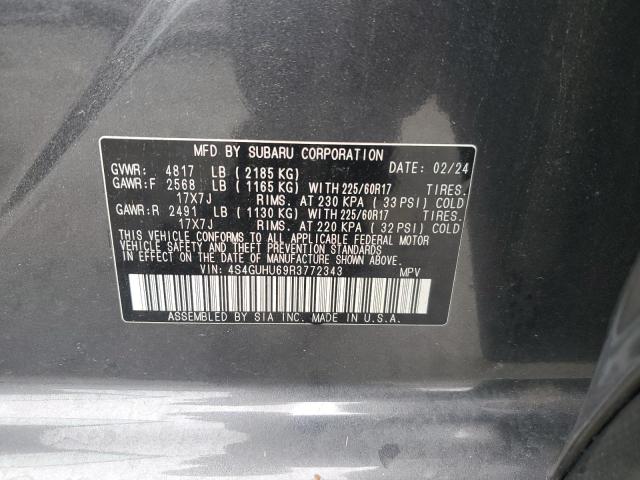 2024 SUBARU CROSSTREK 4S4GUHU69R3772343