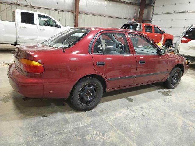 CHEVROLET GEO PRIZM 2000 burgundy sedan 4d gas 1Y1SK5289YZ401410 photo #4