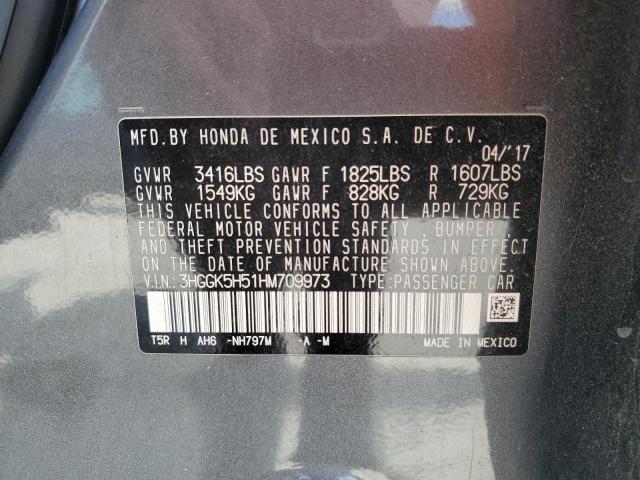 2017 HONDA FIT LX - 3HGGK5H51HM709973