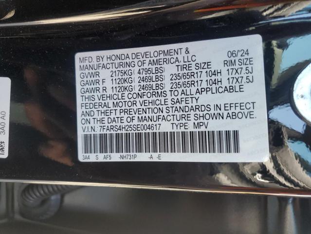 2025 HONDA CRV LX 7FARS4H25SE004617