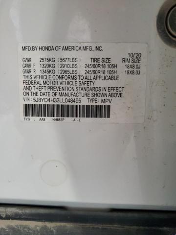 2020 ACURA MDX - 5J8YD4H33LL048495