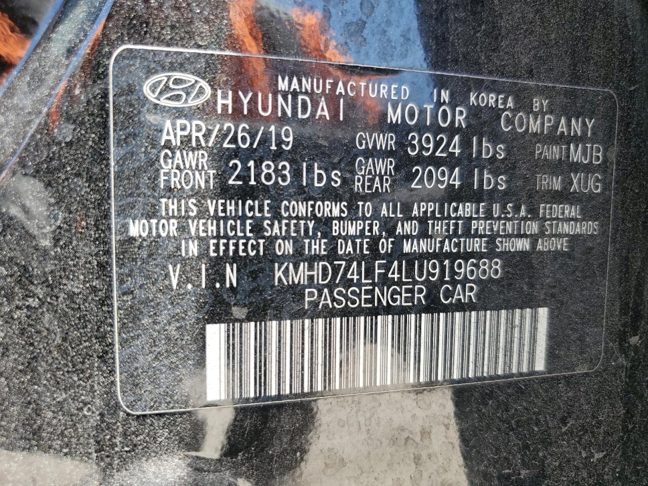 Hyundai Elantra se 2020