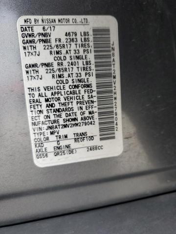2017 NISSAN ROGUE S - JN8AT2MV2HW279042