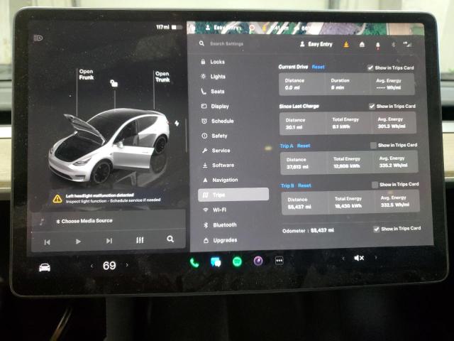 2022 TESLA MODEL Y - 7SAYGDEF7NF520825