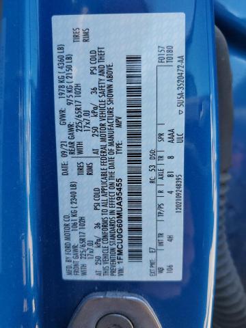 2021 FORD ESCAPE SE 1FMCU0G60MUA95455