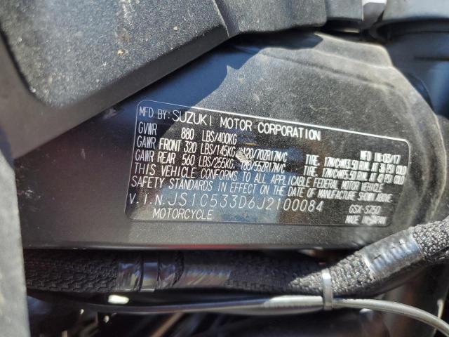 2018 SUZUKI GSX-S750 M - JS1C533D6J2100084