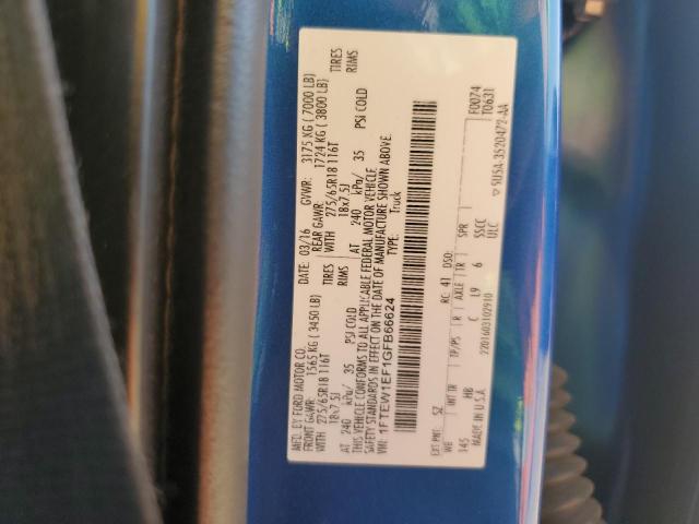 2016 FORD F150 SUPER - 1FTEW1EF1GFB66624